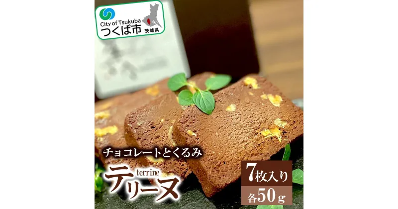 【ふるさと納税】チョコレートとくるみのテリーヌ 7 枚入りセット【スイーツ チョコ チョコレート テリーヌ くるみ 甘い デザート 濃厚】