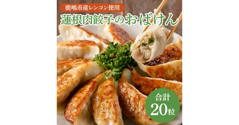 【ふるさと納税】【お試しサイズ】蓮根肉餃子のおばけん【20粒】【野菜 ギョーザ れんこん しゃきしゃき おいしい 食べきり 茨城県 鹿嶋市】（KBU-7）