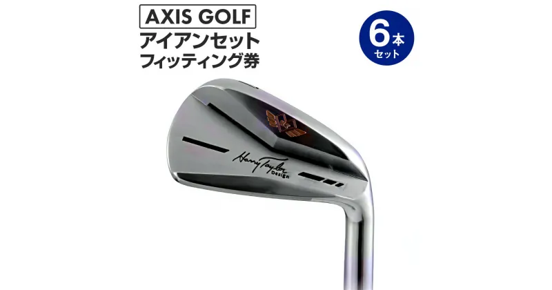 【ふるさと納税】ゴルフ アイアン 6本セット（5番〜9番，PW)【アクシスゴルフ】axisgolf IRON/シャフト・スペック要相談【フィッティング券】ゴルフクラブのカスタマイズ【チケット・シャフト・スペック要相談・ゴルフ】