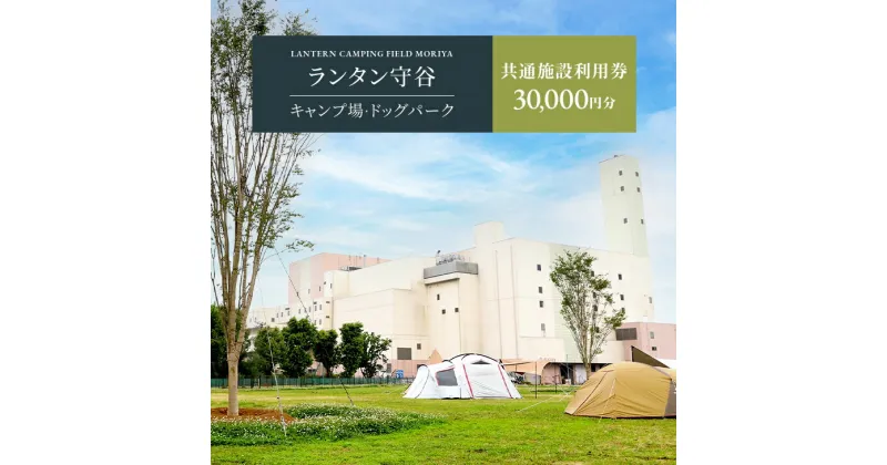 【ふるさと納税】ランタン守谷 キャンプ場・ドッグパーク 共通施設利用券【30,000円分】 チケット キャンプ ドッグラン ドッグプール 体験 守谷市 茨城県 送料無料