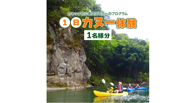 【ふるさと納税】那珂川1日カヌー体験 カヤック 体験チケット レジャー 那珂川 茨城県 送料無料