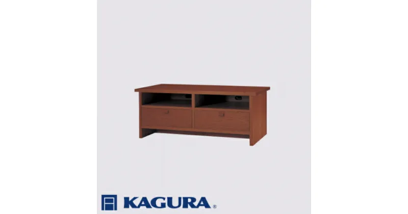 【ふるさと納税】家具蔵 KAGURA TVボード モデルノ 1220 D52 ウォールナット材 家具 棚 収納 テレビボード テレビ台 木材 無垢材 職人 手作業 天然木 高級木材 無添加 安全 ジャパニーズモダン 高級家具 熟練 無着色 おしゃれ 天然木無垢材 温もり シンプル 洗練 送料無料