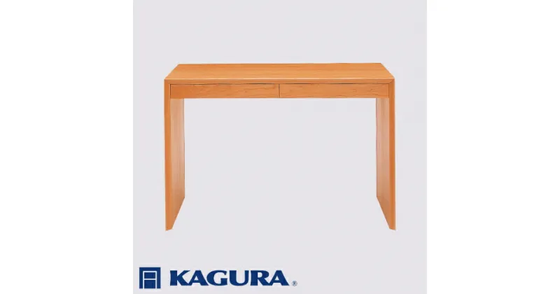 【ふるさと納税】家具蔵 KAGURA デスクダン1250 引出有 チェリー材 家具 机 木材 無垢材 職人 手作業 天然木 高級木材 無添加 安全 ジャパニーズモダン 高級家具 熟練 無着色 おしゃれ 天然木無垢材 温もり シンプル 洗練 送料無料