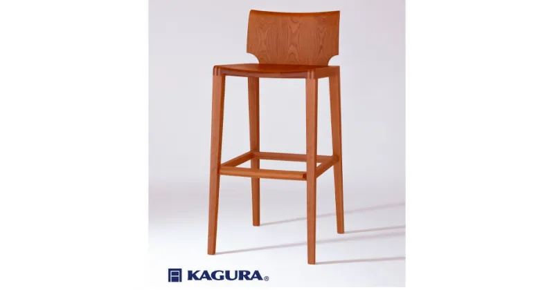 【ふるさと納税】家具蔵 KAGURA カウンターチェアノヴェル チェリー材 家具 椅子 イス 木材 無垢材 職人 手作業 天然木 高級木材 無添加 安全 ジャパニーズモダン 高級家具 熟練 無着色 おしゃれ 天然木無垢材 温もり シンプル 洗練 送料無料