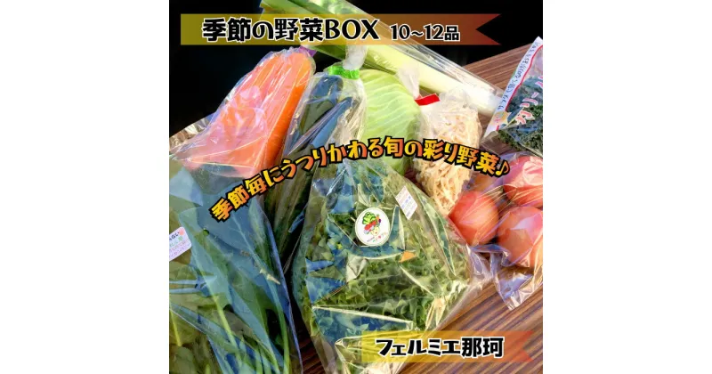 【ふるさと納税】フェルミエ 野菜BOX10〜12品 旬野菜 セット 新鮮 トマト 大根 じゃがいも ほうれん草 きゅうり かぼちゃ ナス ピーマン ブロッコリー とうもろこし たまねぎ レタス 旬 厳選 食材 産地直送 季節 野菜詰合わせ おまかせ 送料無料