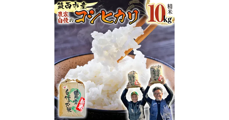 【ふるさと納税】 茨城県 筑西市産 コシヒカリ 精白米 10kg 令和6年産 新米 単一原料米 精米 米 お米 コメ 白米 こしひかり 茨城県