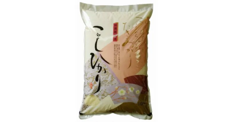 【ふるさと納税】かすみがうら市産コシヒカリ 精米 10kg【1268976】