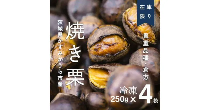 【ふるさと納税】【訳あり増量】貴重品種『倉方』の焼き栗　　　　250g×4セット(冷凍)【配送不可地域：離島】【1320086】