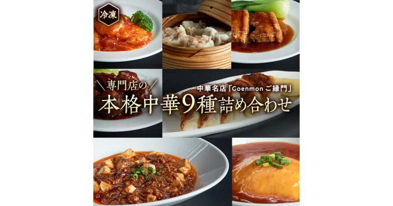 【ふるさと納税】専門店の本格中華9種詰め合わせ 中華 セット 手作り 餃子 焼売 エビチリ 角煮 麻婆豆腐 マーボー 天津飯