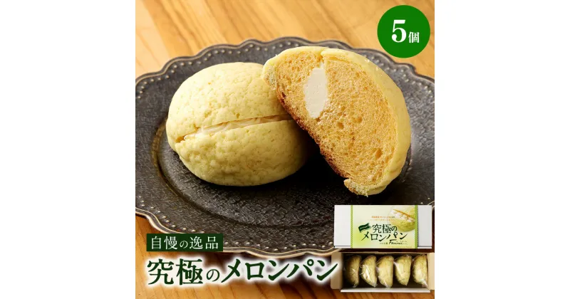 【ふるさと納税】自慢の逸品！究極 メロンパン 5個 冷凍 朝食 スイーツ 菓子パン 神栖市 茨城県 送料無料