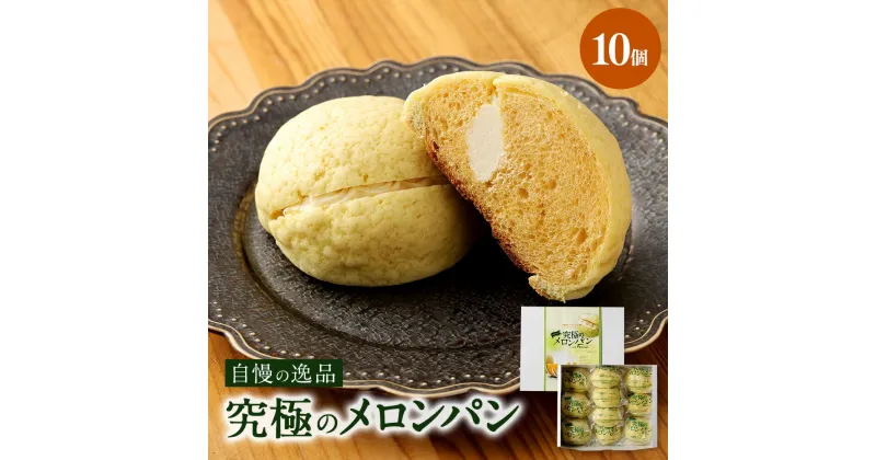 【ふるさと納税】自慢の逸品！究極 メロンパン 10個 冷凍 朝食 スイーツ 菓子パン 神栖市 茨城県 送料無料