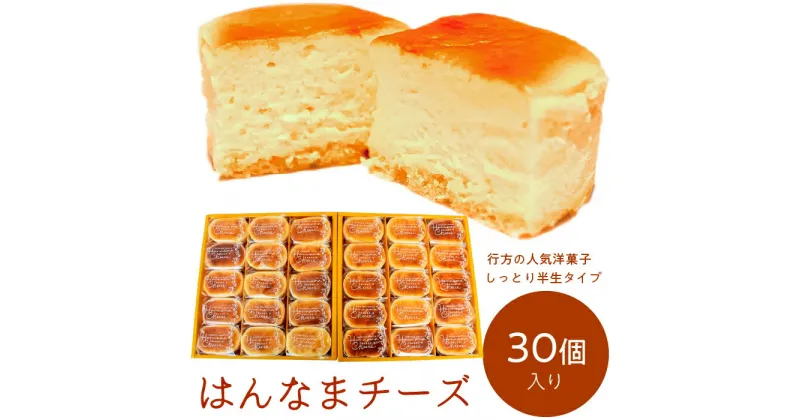 【ふるさと納税】はんなまチーズ（30個入り）(H-19-1)