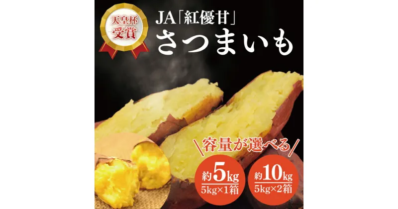 【ふるさと納税】【内容量選べる】【行方かんしょ】『天皇杯受賞』JA「紅優甘」約5kg 約10kg(AE-96)