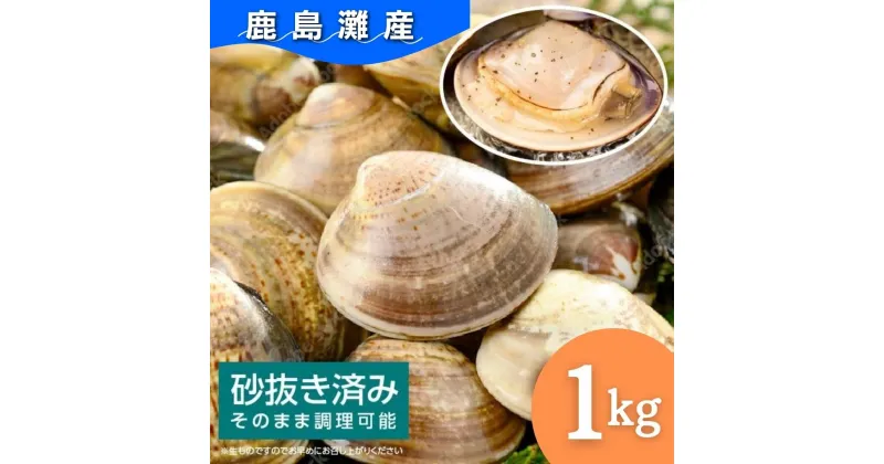 【ふるさと納税】 手間なく美味しい 《鹿島灘産はまぐり》 （1kg殻付き）