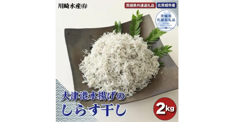 【ふるさと納税】大津港水揚げのしらす干し 2kg（茨城県共通返礼品・北茨城市産）