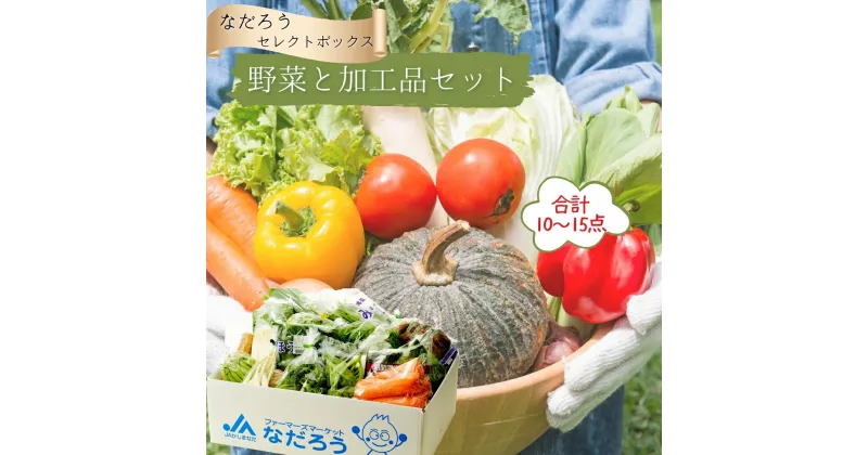 【ふるさと納税】野菜と加工品「なだろう」セレクトボックス