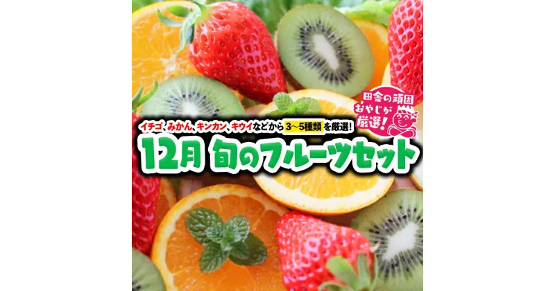 【ふるさと納税】旬のフルーツセット 12月号 【令和6年12月より発送開始】田舎の頑固おやじが厳選！