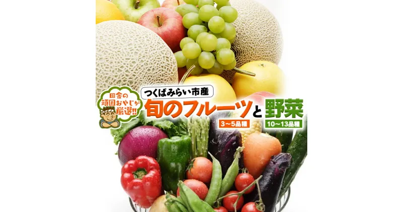 【ふるさと納税】旬のフルーツ と 野菜 の セット 田舎の頑固おやじが厳選！ フルーツ 果物 旬 季節 旬野菜