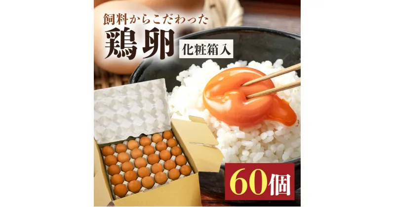 【ふるさと納税】鶏卵60ヶ入り化粧箱 鶏卵 60個 化粧箱入り 卵 生卵 60ヶ たまご タマゴ 玉子 国産 茨城県産 健康 美容 ご飯 すき焼き 目玉焼き 卵焼き 玉子焼き たまご焼き 16-B