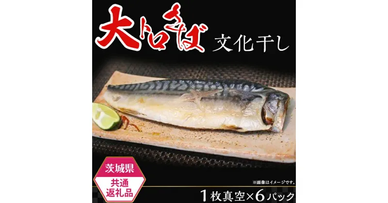 【ふるさと納税】497【茨城県共通返礼品/神栖市】大トロさば文化干し