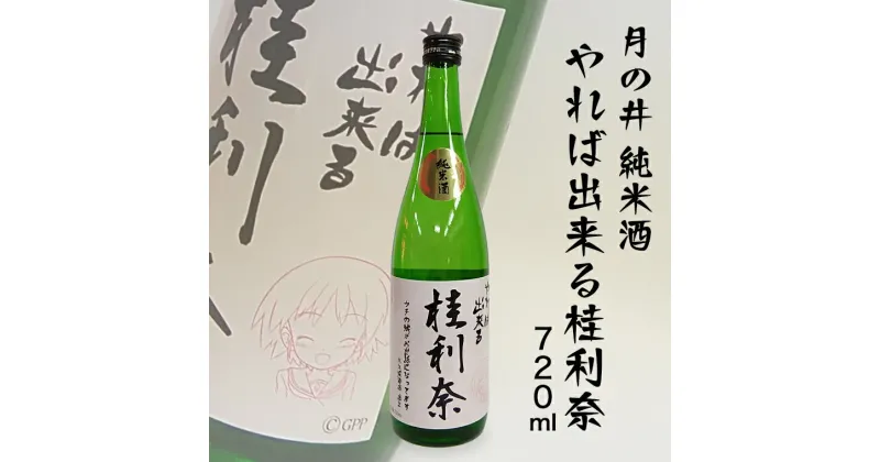 【ふるさと納税】日本酒 純米酒 ガルパン 720ml 月の井 コラボ 大洗 地酒 ガールズ＆パンツァー 桂利奈