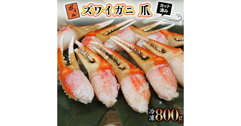 【ふるさと納税】ボイル ずわいがに 爪 800g 特大 弥七商店 かに弥 ずわい蟹 ズワイガニ かに カニ 蟹 ズワイ 鍋 焼きガニ かにつめ 蟹爪 蟹つめ