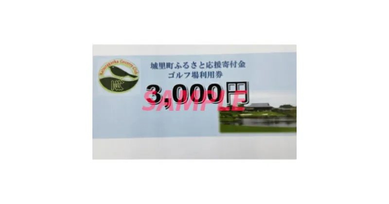 【ふるさと納税】桂ケ丘カントリークラブ利用券3,000 円分【1260998】