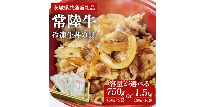 【ふるさと納税】【選べる】冷凍牛丼の具（茨城県共通返礼品）