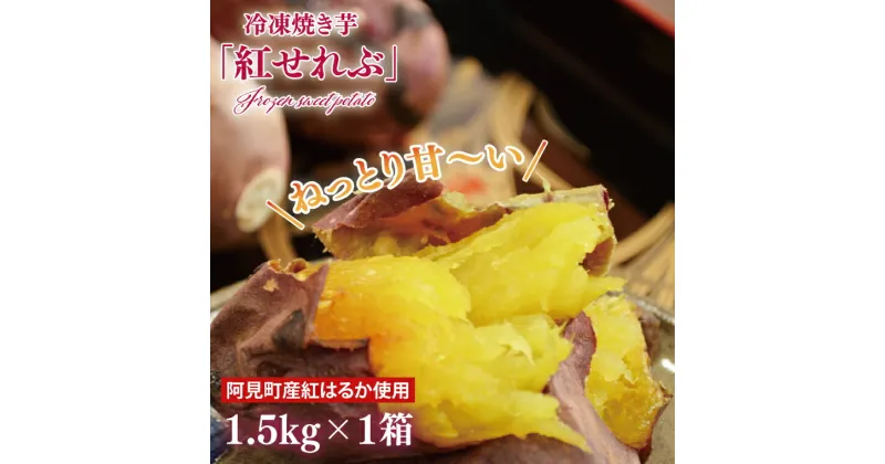 【ふるさと納税】04-09 茨城県阿見町産 冷凍焼き芋（紅はるか） 紅せれぶ 1.5kg×1【やきいも 焼き芋 焼芋 芋 冷凍 冷凍焼き芋 冷凍焼芋 冷凍食品 さつまいも 紅はるか スイーツ 阿見町 茨城県】