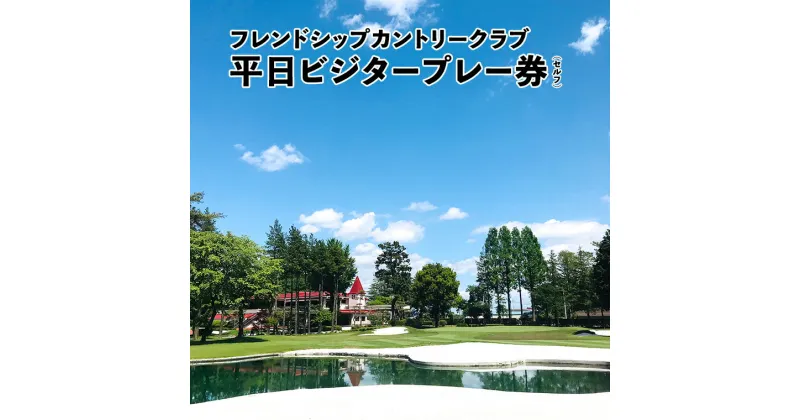 【ふるさと納税】フレンドシップカントリークラブ 平日 ビジタープレー券（セルフ） 1名 ゴルフ プレー券 ゴルフ場 チケット