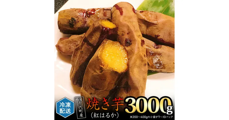 【ふるさと納税】 冷凍 焼き芋 ( 紅はるか ) 3kg サツマイモ さつまいも イモ いも 国産 食物繊維 スイーツ おやつ 小分け 茨城県産