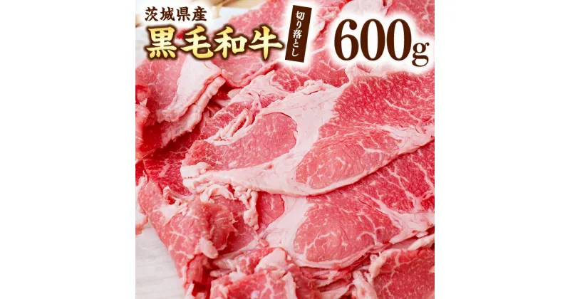 【ふるさと納税】茨城県産 黒毛和牛 切り落とし 600g