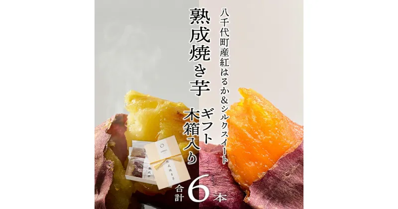 【ふるさと納税】【 先行予約 2025年1月以降発送 】 oimo_tokyo 木箱入り 熟成 焼き芋 八千代町産 ( 紅はるか＆シルクスイート ) 6本セット ギフト 冷蔵 冷やし やきいも 食物繊維 さつまいも 美容 健康 スイーツ おやつ 小分け 茨城県産