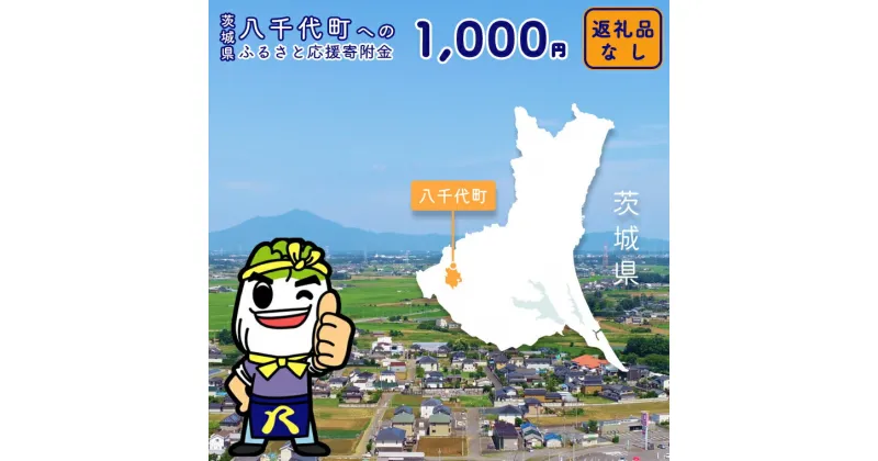 【ふるさと納税】 【 返礼品なし 】茨城県 八千代町 ふるさと応援寄附金 （ 1,000円 )