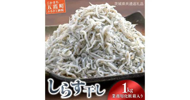 【ふるさと納税】しらす干し 1キロ（茨城県共通返礼品・大洗町産） ／ しらす干し しらす 鮮度 工場直送 旨み 凝縮 料理 冷凍 1kg 茨城県