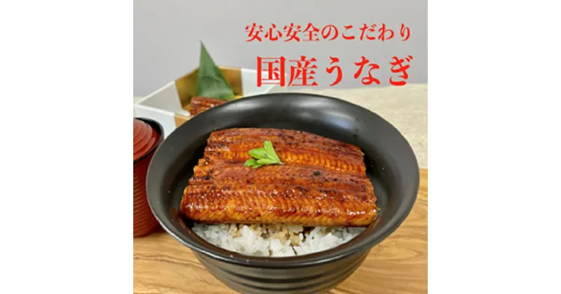 【ふるさと納税】国産うなぎ蒲焼き320g（80g×4パック）