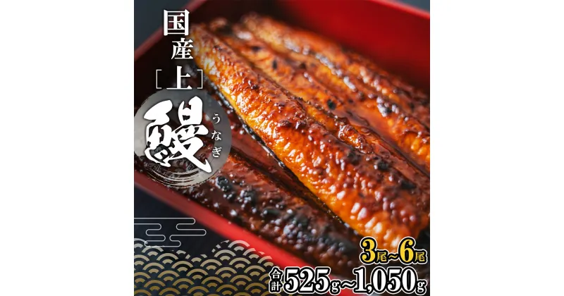 【ふるさと納税】 国産 上うなぎ 蒲焼き 3尾～ 6尾 (525g～1,050g以上) タレ 山椒付き ギフトBO or 簡易包装でお届け! | 茨城県 境町 うなぎ 国産 蒲焼 タレ ギフト 鰻 ウナギ 蒲焼き 土用の丑の日 ギフト 誕生日 母の日 父の日