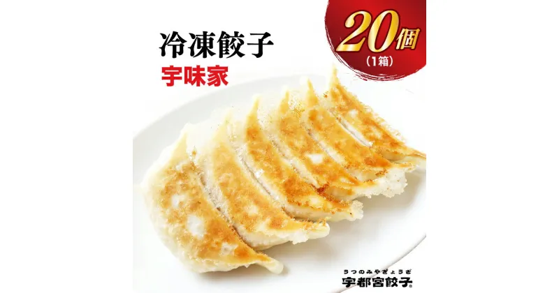 【ふるさと納税】【宇味家】餃子 20個入り【ぎょうざ ギョウザ ギョーザ 冷凍食品 冷凍餃子 惣菜 夜ご飯 おかず おつまみ 手軽 時短 お取り寄せ グルメ 送料無料 栃木県 宇都宮市】※配送不可地域：離島