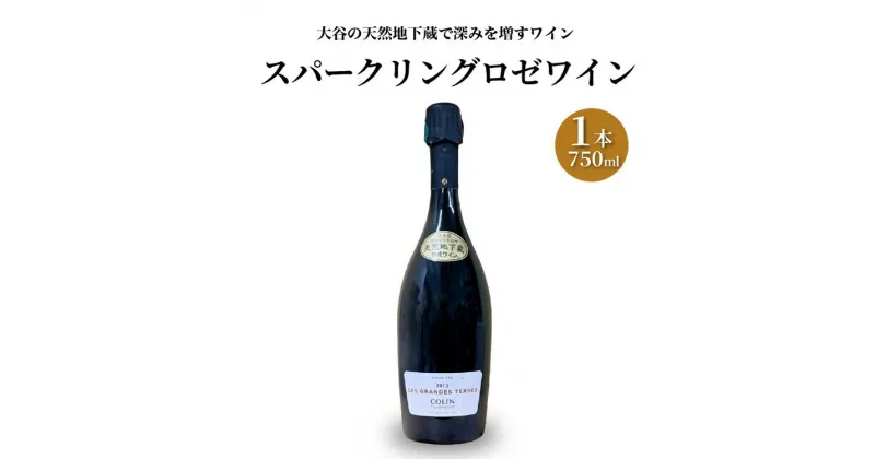 【ふるさと納税】大谷の天然地下蔵で深みを増すワイン ロゼワイン 1本【 ワイン シャンパン ギフト 栃木県 宇都宮市 】※配送不可地域：離島