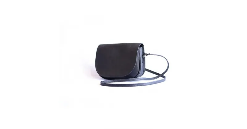 【ふるさと納税】【ショルダーバッグ】Frap shoulder bag Small　カラー：Black