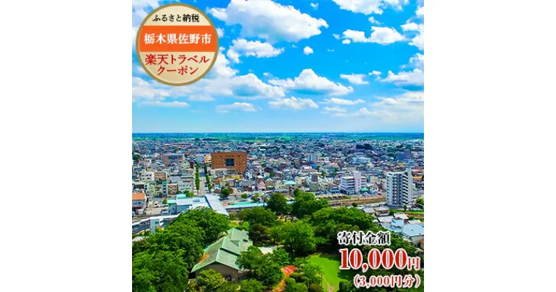 【ふるさと納税】栃木県佐野市の対象施設で使える楽天トラベルクーポン寄付額10,000円