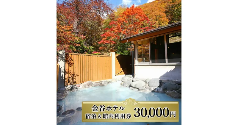 【ふるさと納税】[金谷ホテル] 宿泊＆館内利用券 30,000｜日光市 ホテル 観光 旅行 旅行券 宿泊 宿泊券 チケット 夏休み 紅葉 [0035]