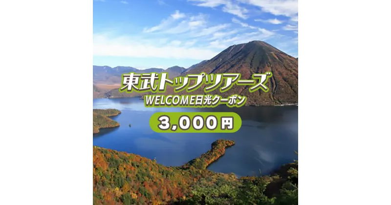 【ふるさと納税】WELCOME日光クーポン 3000円分｜東武トップツアーズ 日光市 ホテル 観光 旅行 旅行券 宿泊 宿泊券 チケット [0099]