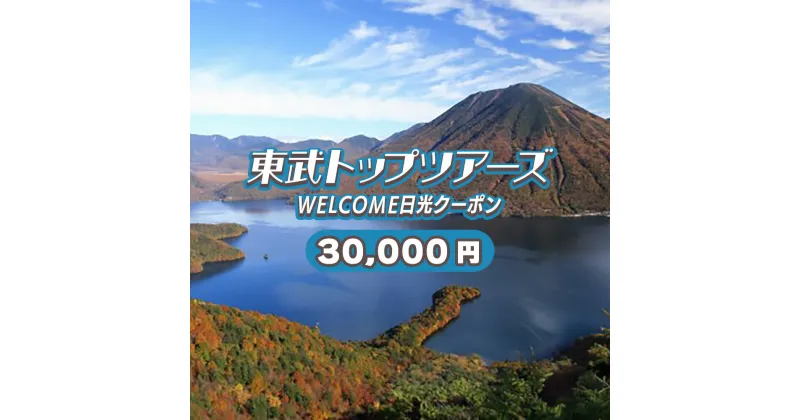 【ふるさと納税】WELCOME日光クーポン 3万円分｜東武トップツアーズ 日光市 ホテル 観光 旅行 旅行券 宿泊 宿泊券 チケット [0102]