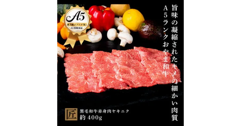 【ふるさと納税】おやま和牛 A5 極　赤身ヤキニク 約400g【配送不可地域：離島】【1096941】