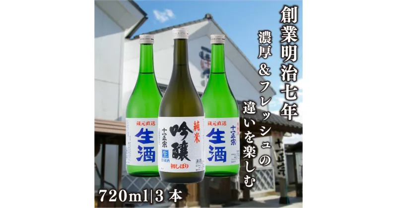 【ふるさと納税】[創業明治七年] 濃厚さとフルーティーな香りを楽しむ生酒 飲み比べセット｜日本酒 地酒 お酒 生酒 飲み比べ ギフト [0492]