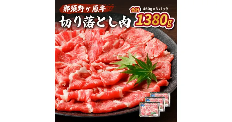 【ふるさと納税】那須野ヶ原牛 切り落とし 460g×3パック 栃木県 那須塩原市 JAS認定農場 牛肉 ブランド牛 食品 国産 お祝い 誕生日 記念日 お取り寄せ グルメ カレー シチュー 送料無料