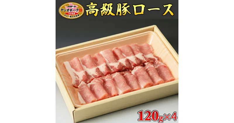 【ふるさと納税】栃木県産枝肉熟成ヤシオポークロース120g×4 肉 豚肉 豚ロース グルメ 栃木県 送料無料