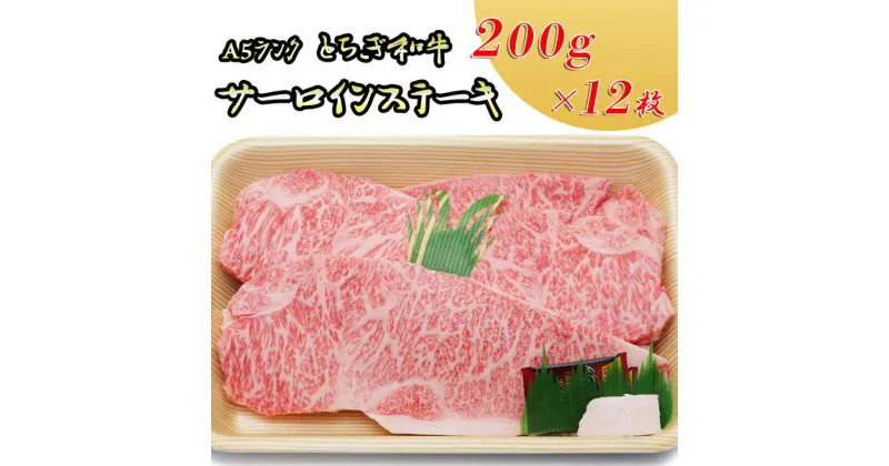 【ふるさと納税】日光高原牛サーロインステーキ200g×12枚入 肉 牛肉 国産牛 グルメ 送料無料※着日指定不可