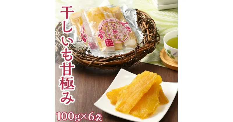 【ふるさと納税】干しいも甘極み（計600g/100g×6袋）国産　無添加　無着色　べにはるか　紅はるか　ほしいも　ほし芋　干し芋　さつまいも　スイーツ　お菓子